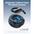 Anker Soundcore V40i, Open-Ear Headphones, Clear Design, Lidless Case, 4 Adjustable Positions for Every Ear Size, Richer Bass, IP55, 21H Playtime, AI Clear Calls, Bluetooth 5.4, App Control - Black